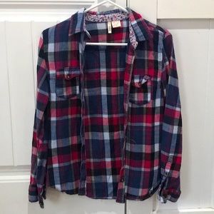 Plaid Flannel (M) Juniors